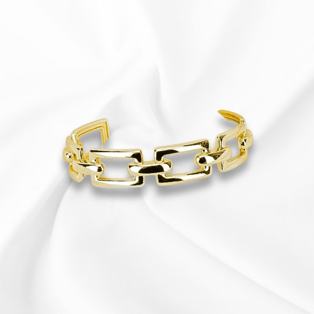 Brazalete con Diseño de Eslabones